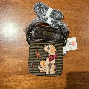 New with tags! Chala crossbody handbag with dog design